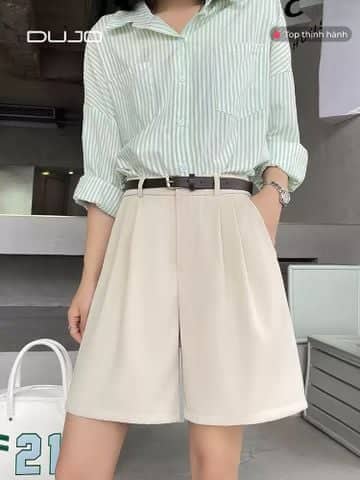 Quần Short Tây Gold Nhật – Mặc hè mát, che bụng siêu đỉnh